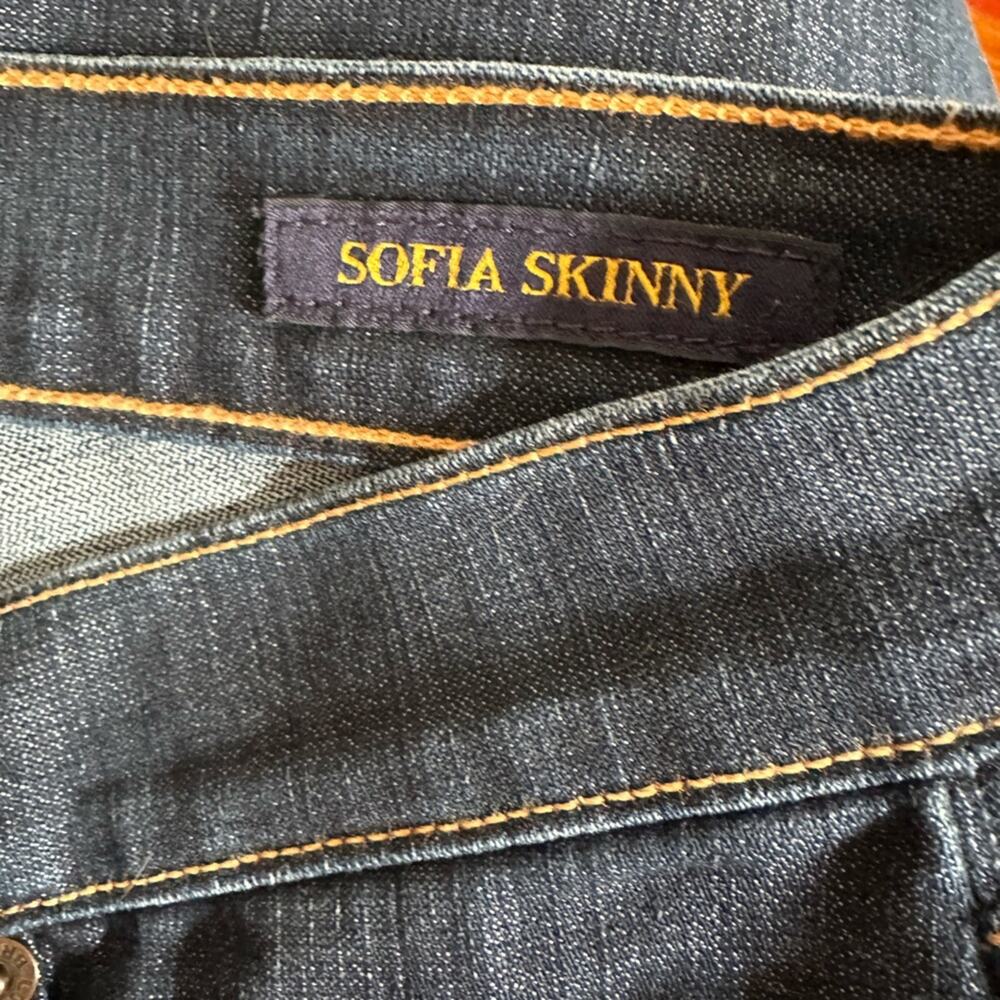 Lucky Brand Sofia Skinny Jeans Dark Wash Size 6/28 Ankle - Picture 8 of 9